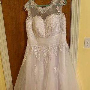 Tea Length wedding dress.